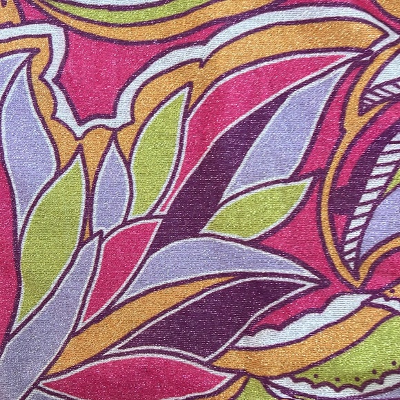 NWT Becca  MULTI Psychedelica Shimmer Loop Halter One Piece Swimsuit Sz Large - Picture 4 of 11